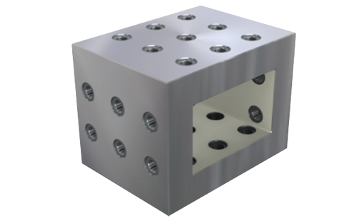 方型墊塊A款 (螺孔型)