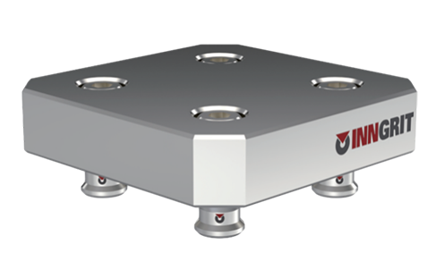 英貴爾 INN02243 52 單定位板(4穴Pitch52)方零點定位(鋁)